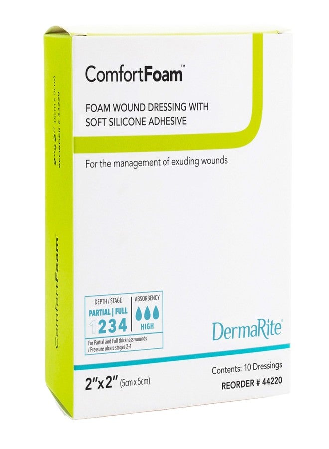 Dermarite Industries Comfort Foam, 2"x2", 10 Count - Image 2